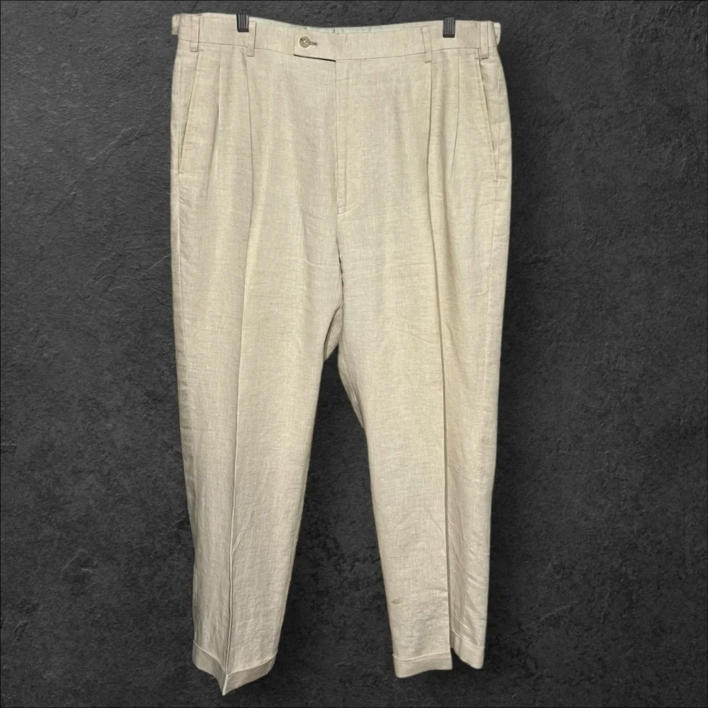 S. Cohen Techno-Cool Linen Pants –Kent Men’s 38R